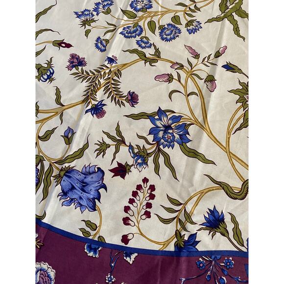 Brunschwig & Fils "Menars Bordered Panel" fabric vintage swatch light weight 31" - Picture 3 of 7